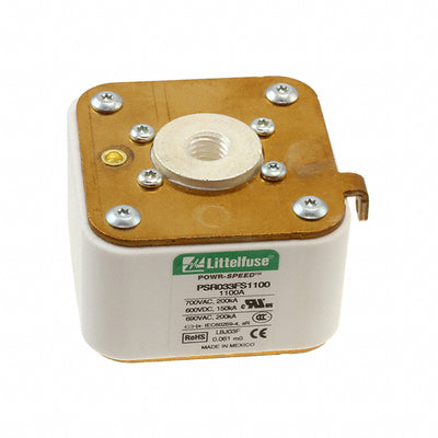 PSR033FS1100Z by Littelfuse Inc. - FUSE SQUARE 1.1KA 700VAC/600VDC