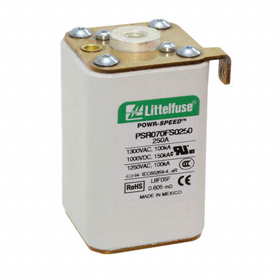 PSR070FS0250Z by Littelfuse Inc. - FUSE SQUARE 250A 1.3KVAC/1KVDC