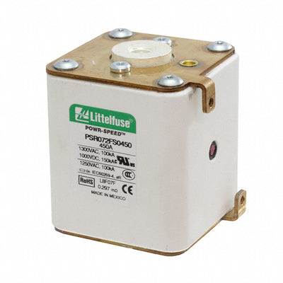 PSR072FS0450Z by Littelfuse Inc. - FUSE SQUARE 450A 1.3KVAC/1KVDC