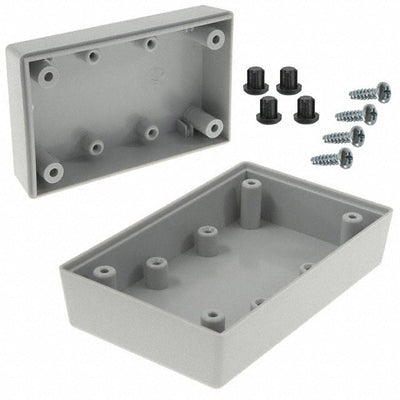 PT-11308-G by Bud Industries - BOX ABS GRAY 3.625""L X 2.250""W