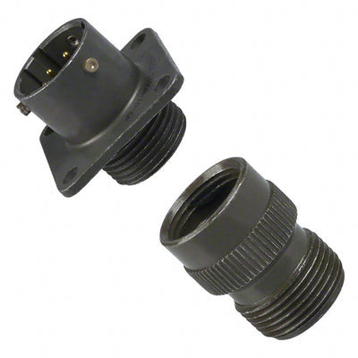 PT00A10-6P by Amphenol Industrial Operations - CONNECTOR RECPT MALE 6P GOLD SLDR CUP