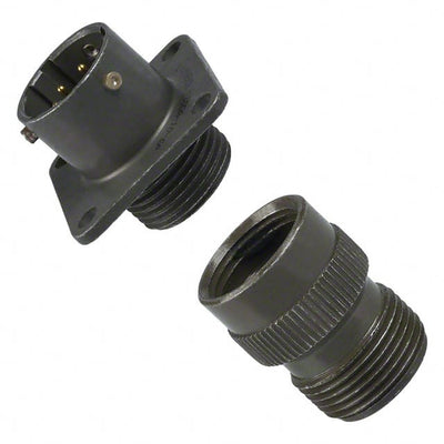 PT00A-10-6P(025) by Amphenol Industrial Operations - CONNECTOR RECPT MALE 6P GOLD SLDR CUP