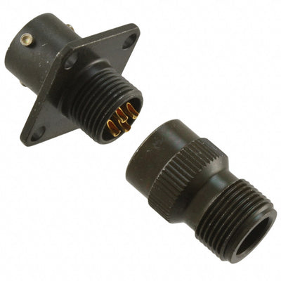 PT00A-8-4S by Amphenol Industrial Operations - CONNECTOR RECPT FMALE 4P GOLD SLDR CUP