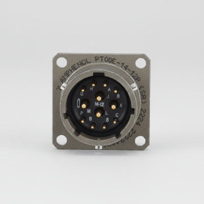 PT00E14-12P-SR by Amphenol Industrial Operations - PT 12C 4#16, 8#20 PIN RECEPTACLE