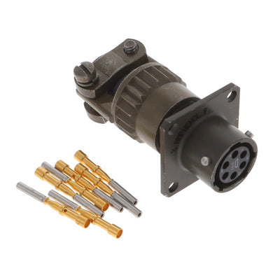 PT00SE10-6S-SR by Amphenol Industrial Operations - PTSE 6C 6#20 SKT RECEPTACLE