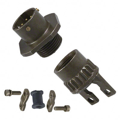 PT01A-10-6P(SR) by Amphenol Industrial Operations - CONNECTOR RECPT MALE 6P GOLD SLDR CUP