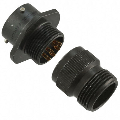 PT01A-12-8P by Amphenol Industrial Operations - CONNECTOR RECPT MALE 8P GOLD SLDR CUP