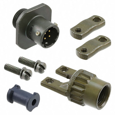 PT01A-8-4P(SR) by Amphenol Industrial Operations - CONNECTOR RECPT MALE 4P GOLD SLDR CUP