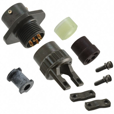 PT01E-10-6P(SR) by Amphenol Industrial Operations - CONNECTOR RECPT MALE 6P GOLD SLDR CUP