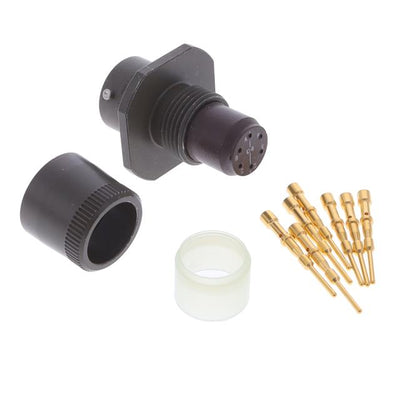 PT01SE-10-6P by Amphenol Industrial Operations - CONNECTOR RECPT MALE 6POS GOLD CRIMP