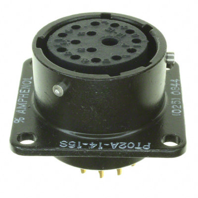 PT02A-14-15S(025) by Amphenol Industrial Operations - CONNECTOR RECPT FMALE 15P SOLDER CUP