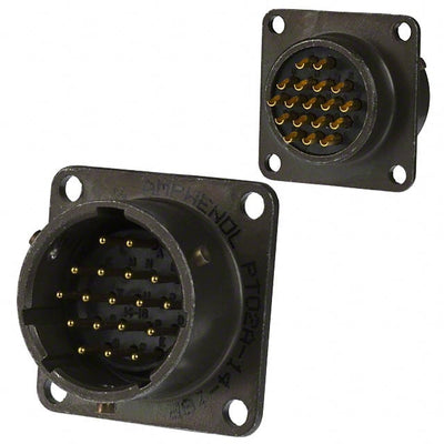 PT02A-14-18P by Amphenol Industrial Operations - CONNECTOR RECPT MALE 18P GOLD SLDR CUP