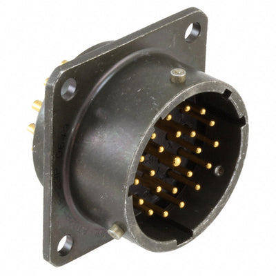 PT02A-16-23P by Amphenol Industrial Operations - CONNECTOR RECPT MALE 23P GOLD SLDR CUP
