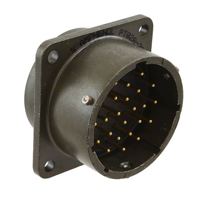 PT02A-20-24P by Amphenol Industrial Operations - CONNECTOR RECPT MALE 24P GOLD SLDR CUP