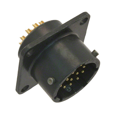 PT02A12-14P by Amphenol Industrial Operations - CONNECTOR RECPT MALE 14P GOLD SLDR CUP