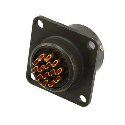 PT02A12-14S by Amphenol Industrial Operations - CONNECTOR RECPT FMALE 14P SOLDER CUP