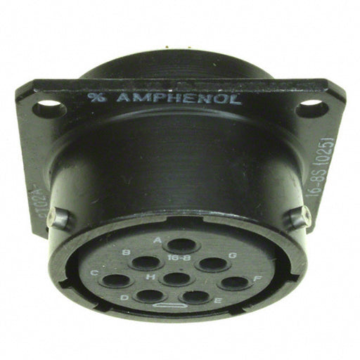 PT02A16-8S-025 by Amphenol Industrial Operations - CONNECTOR RECPT FMALE 8P GOLD SLDR CUP