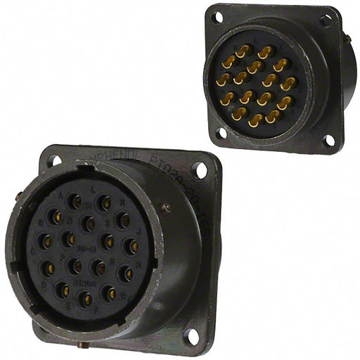 PT02A-20-16S by Amphenol Industrial Operations - CONNECTOR RECPT FMALE 16P SOLDER CUP