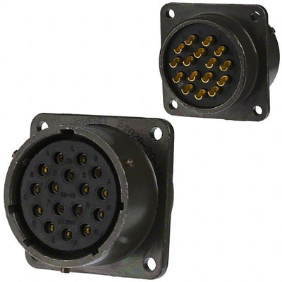 PT02A-20-16S(025) by Amphenol Industrial Operations - CONNECTOR RECPT FMALE 16P SOLDER CUP