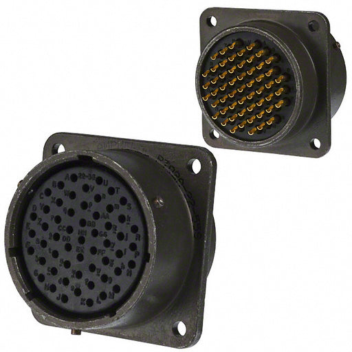 PT02A-22-55S by Amphenol Industrial Operations - CONNECTOR RECPT FMALE 55P SOLDER CUP