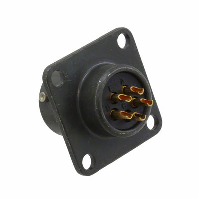 PT02E-10-5S by Amphenol Industrial Operations - CONNECTOR RECPT FMALE 5P GOLD SLDR CUP
