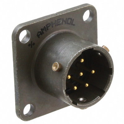 PT02E-10-98P by Amphenol Industrial Operations - CONNECTOR RECPT MALE 6P GOLD SLDR CUP