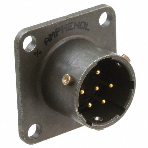 PT02E-10-98P by Amphenol Industrial Operations - CONNECTOR RECPT MALE 6P GOLD SLDR CUP