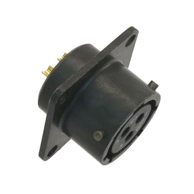 PT02E-12-3S by Amphenol Industrial Operations - CONNECTOR RECPT FMALE 3P GOLD SLDR CUP