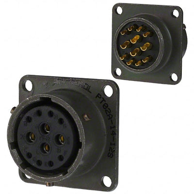 PT02E-14-12S(025) by Amphenol Industrial Operations - CONNECTOR RECPT FMALE 12P SOLDER CUP