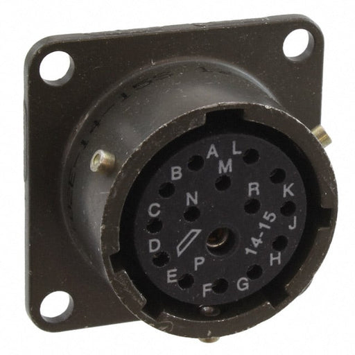 PT02E-14-15S by Amphenol Industrial Operations - CONNECTOR RECPT FMALE 15P SOLDER CUP