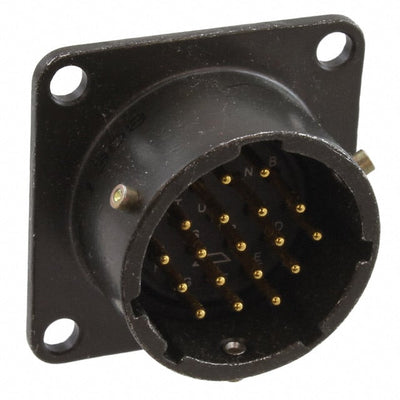 PT02E-14-18P by Amphenol Industrial Operations - CONNECTOR RECPT MALE 18POS SOLDER CUP