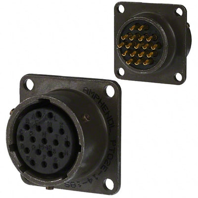 PT02E-14-18S(025) by Amphenol Industrial Operations - CONNECTOR RECPT FMALE 18P SOLDER CUP