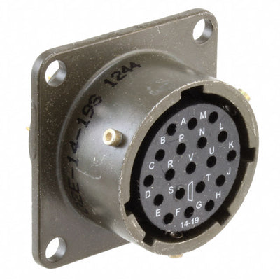 PT02E-14-19S by Amphenol Industrial Operations - CONNECTOR RECPT FMALE 19P SOLDER CUP