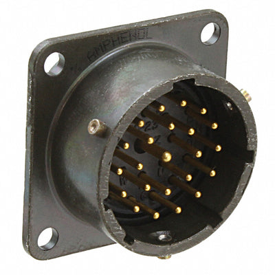 PT02E-16-23P by Amphenol Industrial Operations - CONNECTOR RECPT MALE 23P GOLD SLDR CUP