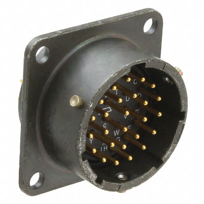 PT02E-16-26P by Amphenol Industrial Operations - CONNECTOR RECPT MALE 26P GOLD SLDR CUP