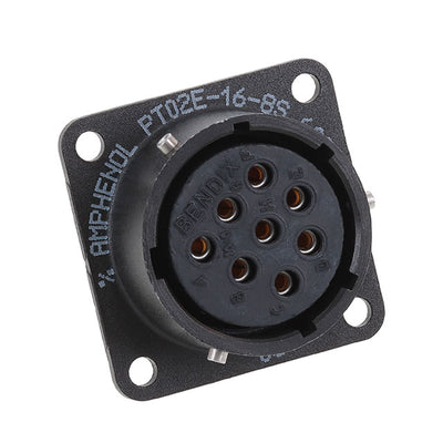 PT02E16-8S-025 by Amphenol Industrial Operations - PT 8C 8#16 SKT RECEPTACLE