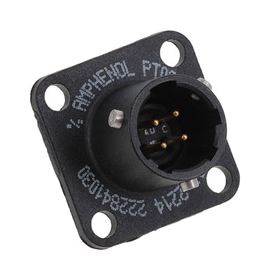 PT02E8-4P-027 by Amphenol Industrial Operations - PT 4C 4#20 PIN RECP.