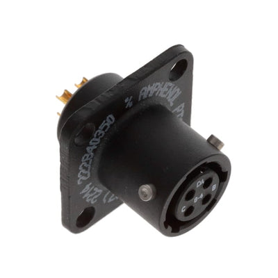 PT02E8-4S-027 by Amphenol Industrial Operations - PT 4C 4#20 SKT RECEPTACLE