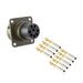 PT02SE-12-8S by Amphenol Industrial Operations - CONNECTOR RECPT FMALE 8POS GOLD CRIMP