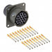 PT02SE-14-19S by Amphenol Industrial Operations - CONNECTOR RECPT FMALE 19POS GOLD CRIMP