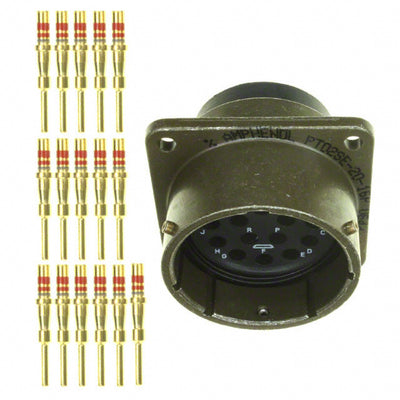PT02SE-20-16P by Amphenol Industrial Operations - CONNECTOR RECPT MALE 16POS GOLD CRIMP