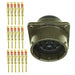 PT02SE-20-16P by Amphenol Industrial Operations - CONNECTOR RECPT MALE 16POS GOLD CRIMP