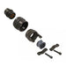 PT06A-12-4S(SR) by Amphenol Industrial Operations - CONNECTOR PLUG FMALE 4P GOLD SLDR CUP