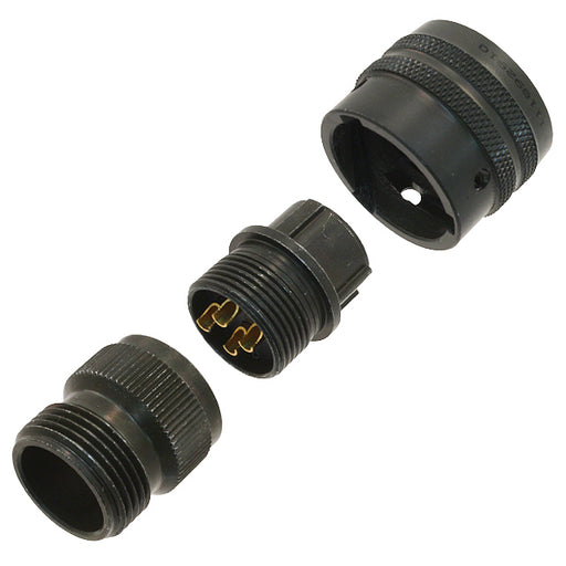 PT06A-12-4S by Amphenol Industrial Operations - CONNECTOR PLUG FMALE 4P GOLD SLDR CUP
