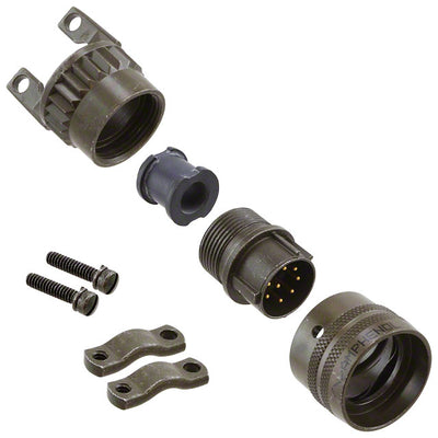 PT06A-12-8P(SR) by Amphenol Industrial Operations - CONNECTOR PLUG MALE 8P GOLD SLDR CUP