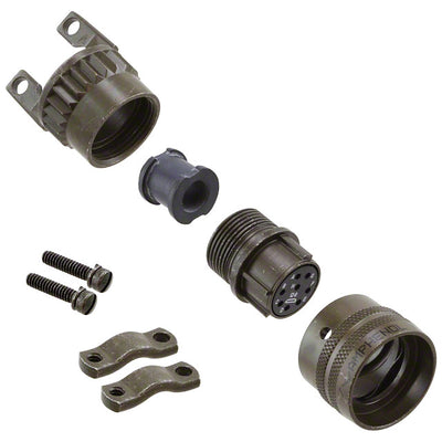 PT06A-12-8S(SR) by Amphenol Industrial Operations - CONNECTOR PLUG FMALE 8P GOLD SLDR CUP