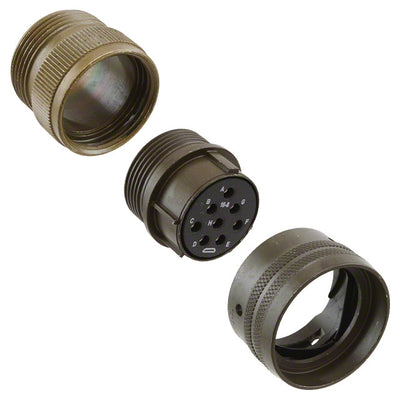 PT06A-16-8S by Amphenol Industrial Operations - CONNECTOR PLUG FMALE 8P GOLD SLDR CUP