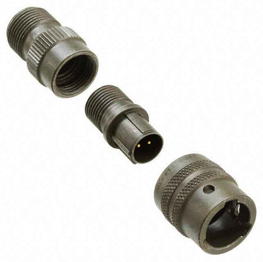 PT06A-8-2P by Amphenol Industrial Operations - CONNECTOR PLUG MALE 2P GOLD SLDR CUP