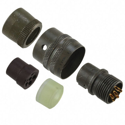 PT06E-10-98S by Amphenol Industrial Operations - CONNECTOR PLUG FMALE 6P GOLD SLDR CUP