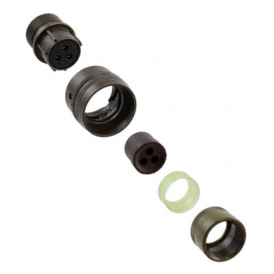 PT06E-12-3S by Amphenol Industrial Operations - CONNECTOR PLUG FMALE 3POS SOLDER CUP